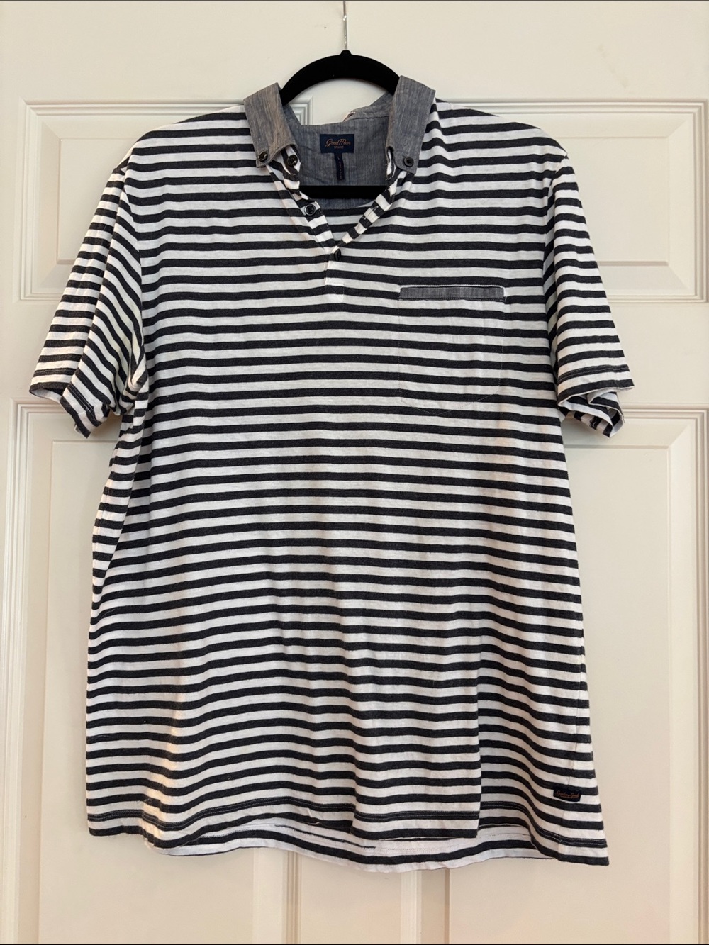 Good Man Brand L Striped Polo